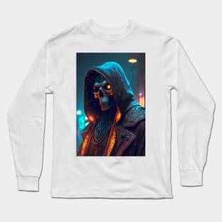 Cyberpunk Grim Reaper Long Sleeve T-Shirt
